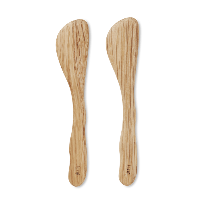 Cairn botermes 2-pack - Oak - Ferm Living