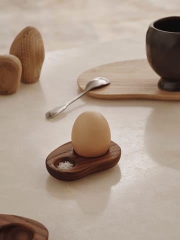 Cairn eierdop 2-pack - Dark brown - Ferm Living