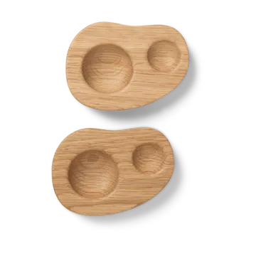 Cairn eierdop 2-pack - Oak - Ferm Living