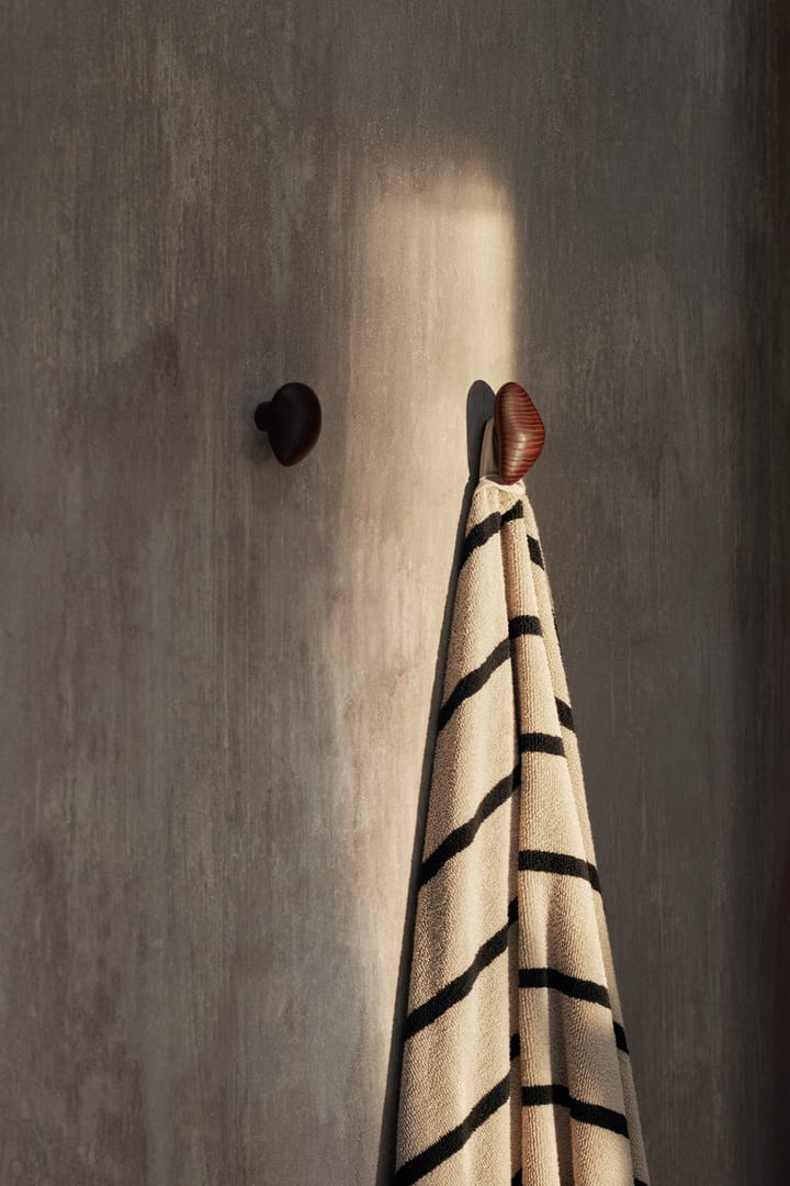 Cairn haak 2-delig, Dark Brown Ferm Living