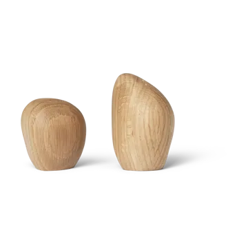 Cairn peper- en zoutstel - Oak - Ferm Living