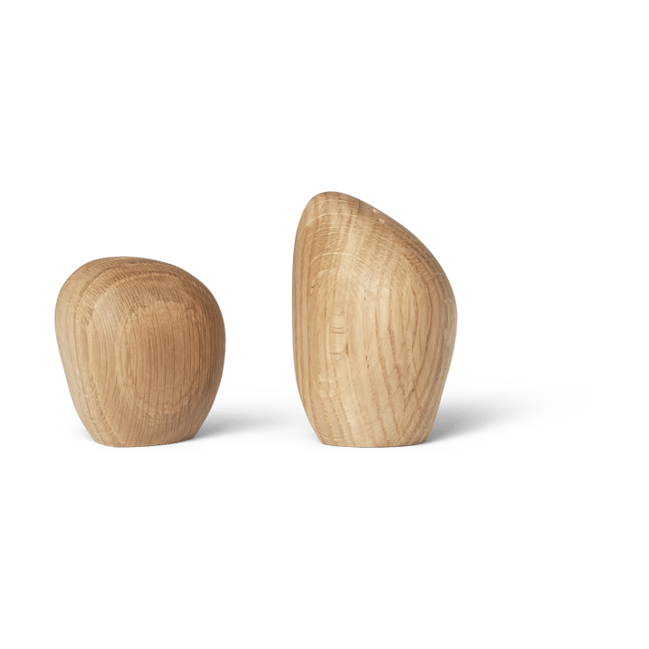 Cairn peper- en zoutstel - Oak - Ferm Living