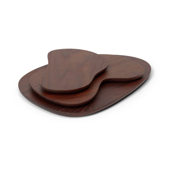 Cairn snijplank 3-delig, Dark Brown Ferm Living