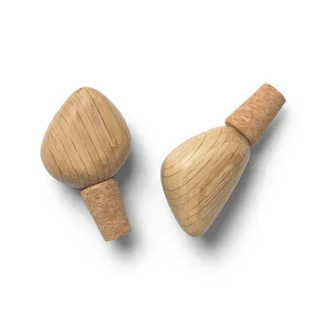 Cairn wijnstopper 2-pack - Oak - Ferm Living