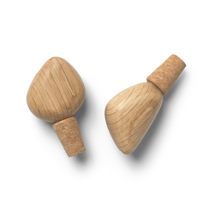 Cairn wijnstopper 2-pack - Oak - Ferm Living