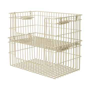 Cala stapelbare mand 2-pack - Cashmere, 28,7x18x13 cm - Ferm Living