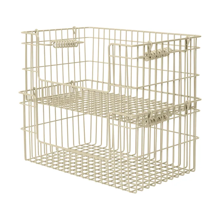 Cala stapelbare mand 2-pack - Cashmere, 28,7x18x13 cm - Ferm Living