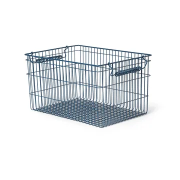 Cala stapelbare mand 2-pack - Dark blue, 36,2x26,2x20,2 cm - Ferm Living