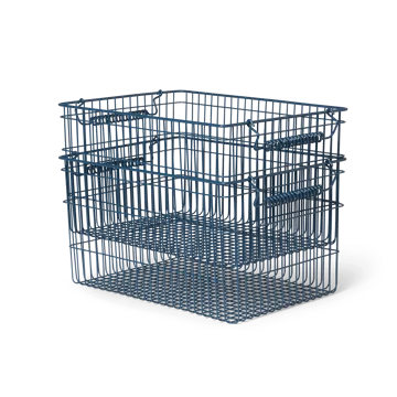 Cala stapelbare mand 2-pack - Dark blue - Ferm Living