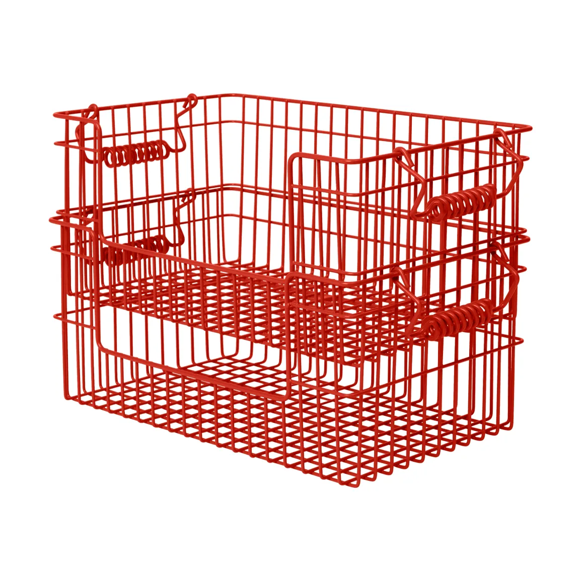 Cala stapelbare mand 2-pack, Poppy red, 28,7x18x13 cm Ferm Living