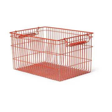 Cala stapelbare mand 2-pack - Poppy red, 36,2x26,2x20,2 cm - Ferm Living