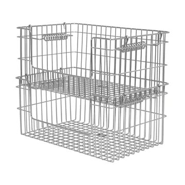 Cala stapelbare mand 2-pack - Stainless Steel, 28,7x18x13 cm - Ferm Living