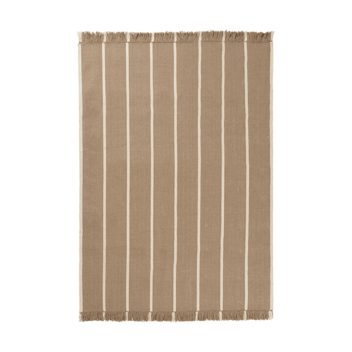 Calm kelim vloerkleed - Dark Sand, Off-white, 140x200 cm - Ferm Living