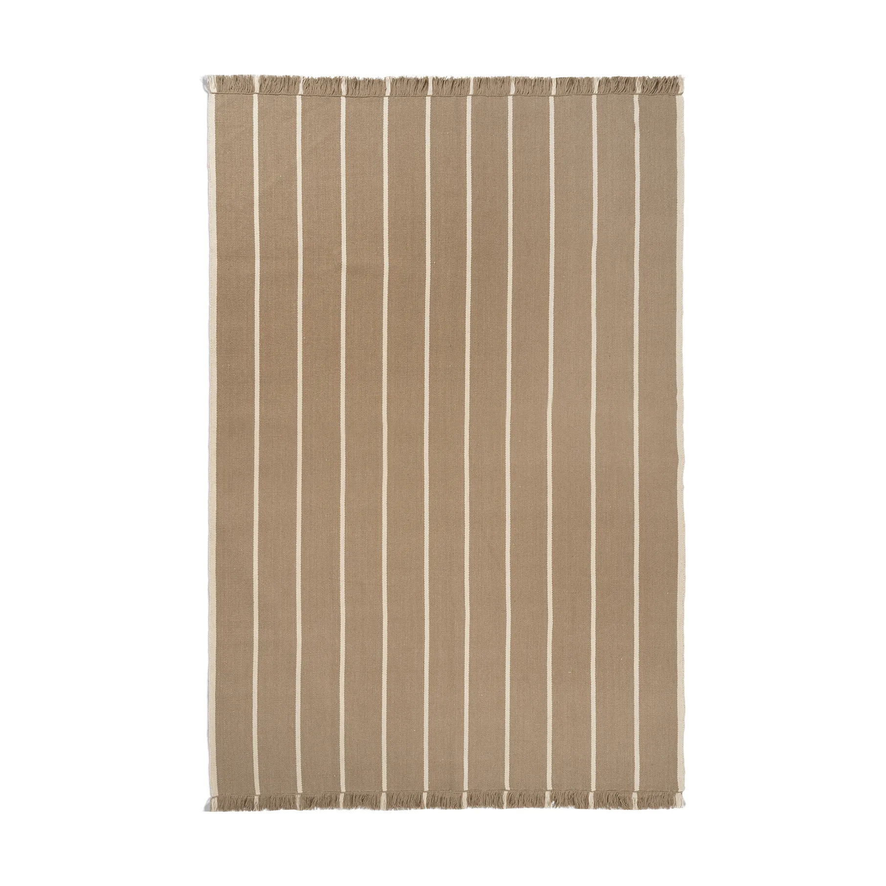 Calm kelim vloerkleed, Dark Sand, Off-white, 200x300 cm Ferm Living