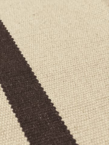 Calm kelim vloerkleed - Off-white, Coffee, 140x200 cm - Ferm Living
