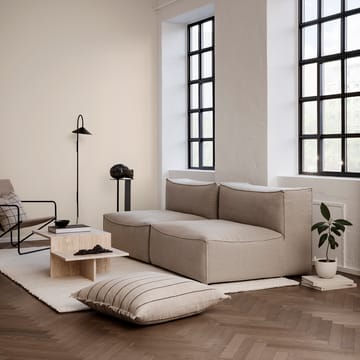 Calm kudde camel-black - 78x78 cm - Ferm Living