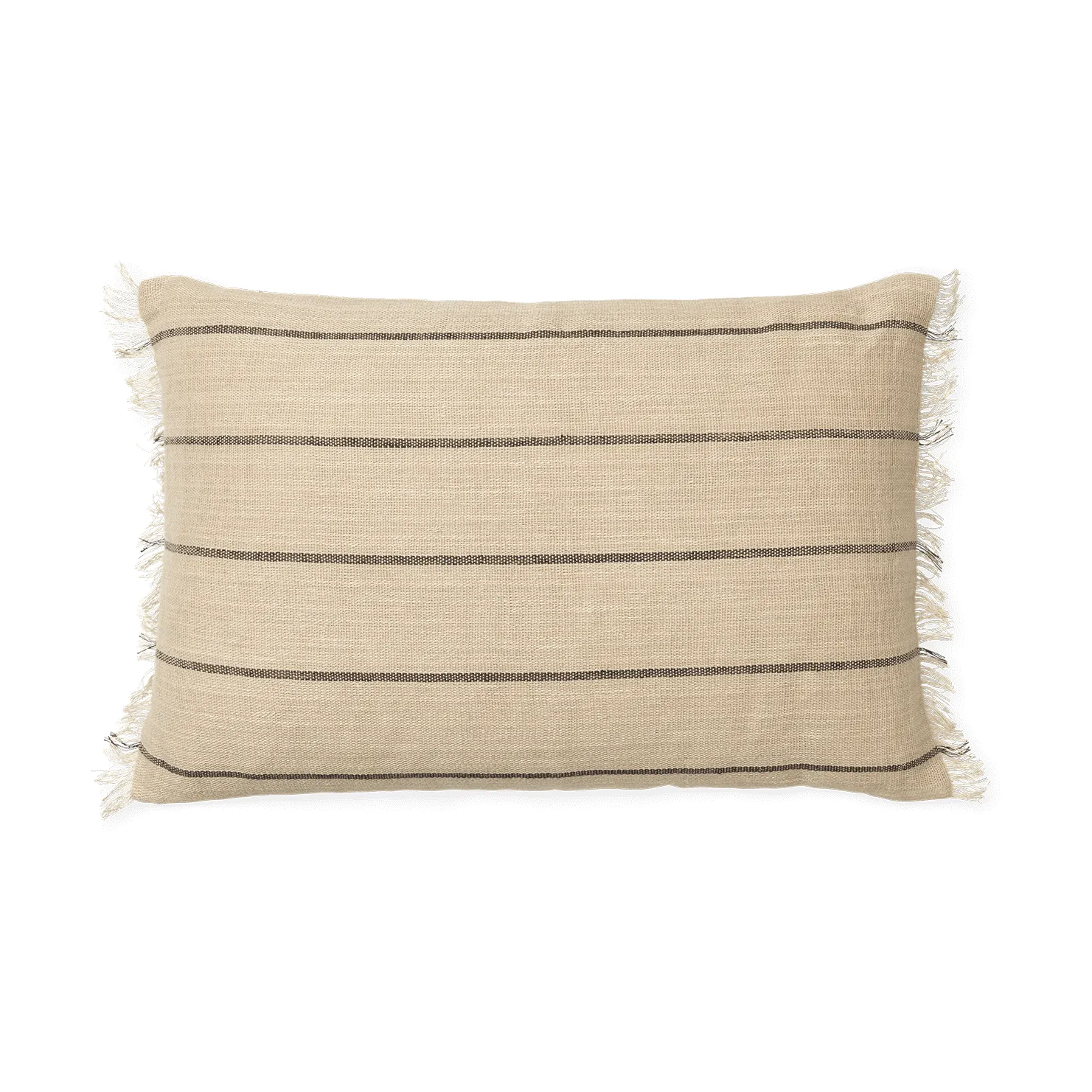 Calm kussenhoes 40x60 cm, Kameel-Zwart Ferm Living