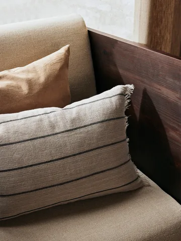 Calm kussenhoes 40x60 cm - Kameel-Zwart - Ferm Living