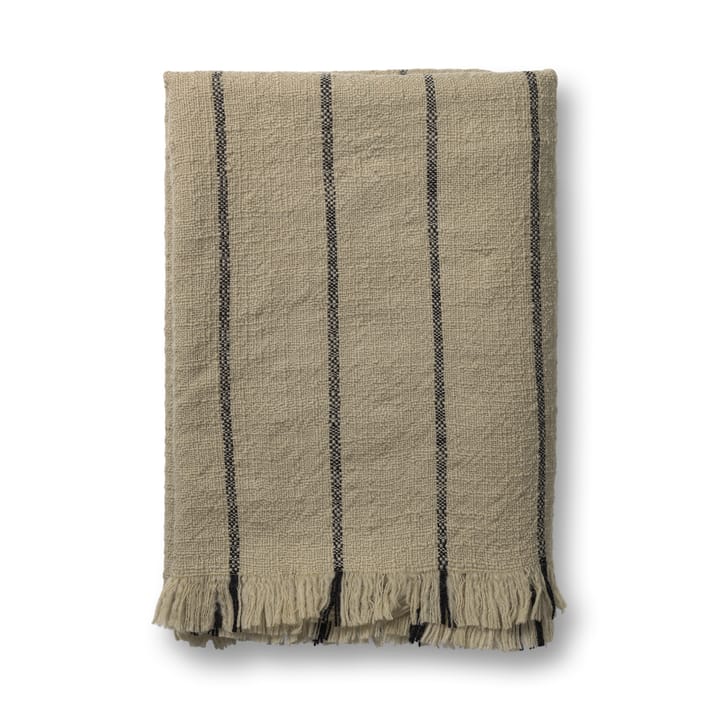 Calm wollen deken 120x180 cm, Camel/Black Ferm Living