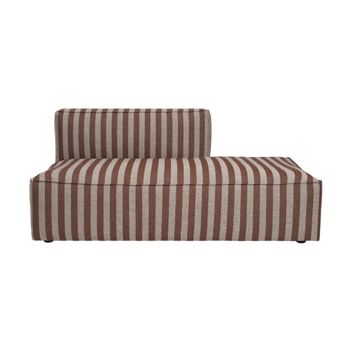Catena bankmodule - Armsteun links, L301 Louisiana, Sand-Chocolate - Ferm Living