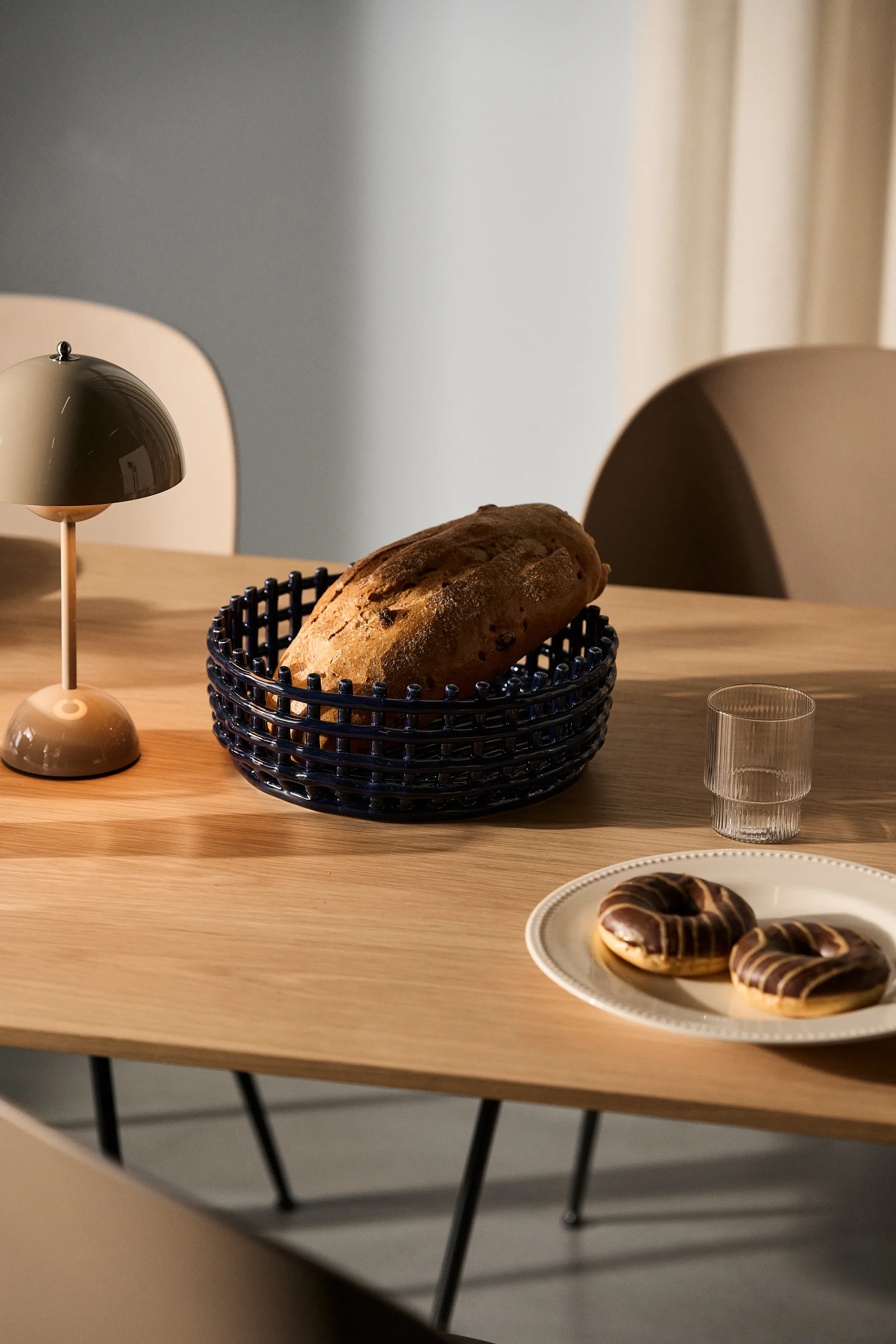 Ceramic gevlochten schaal , Blue Ferm Living