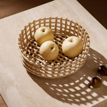 Ceramic gevlochten schaal  - Cashmere - Ferm Living