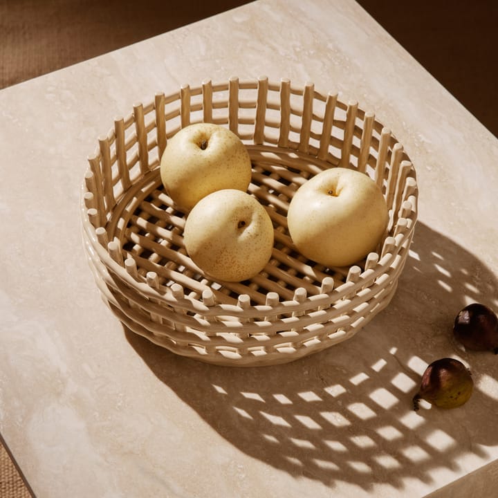 Ceramic gevlochten schaal , Cashmere Ferm Living