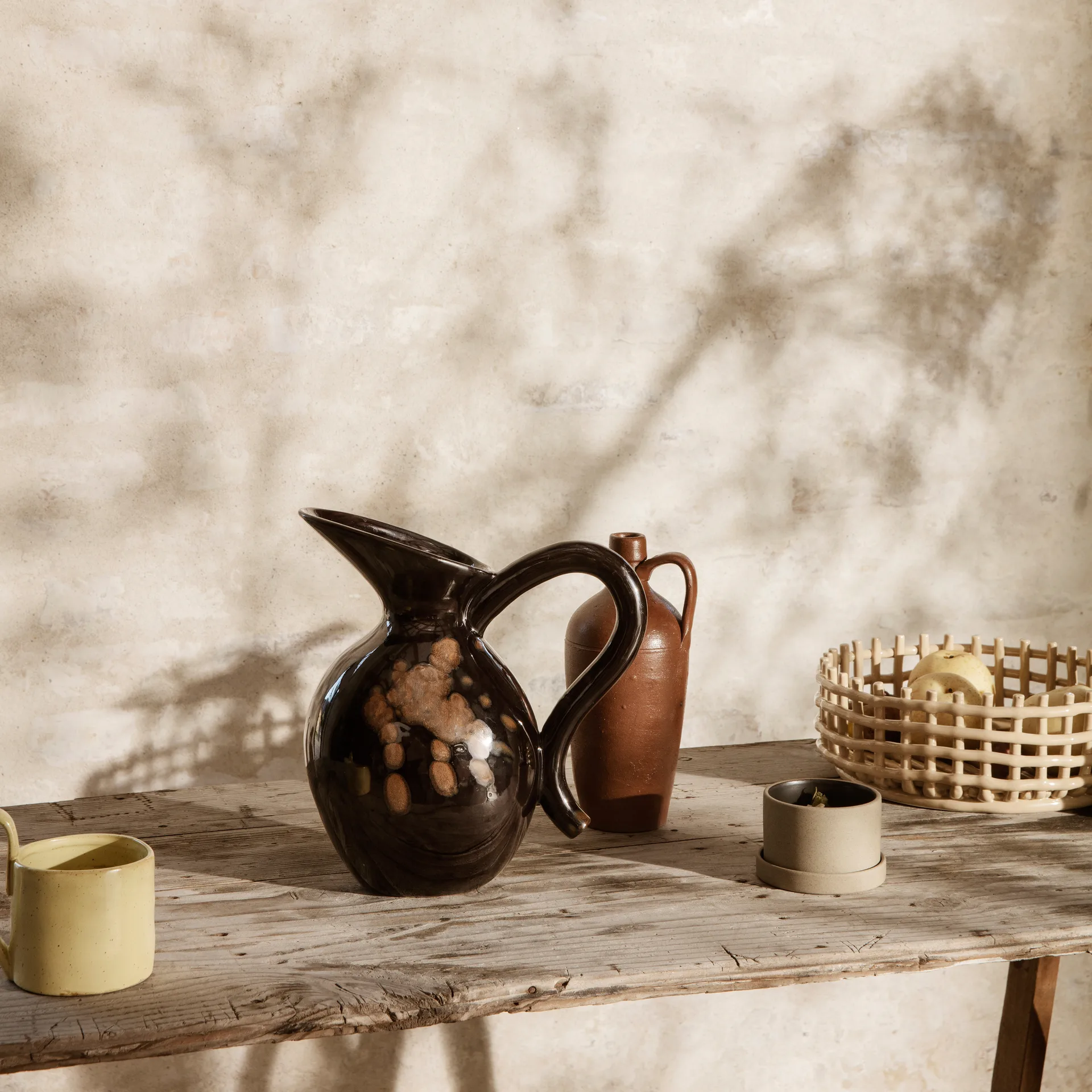 Ceramic gevlochten schaal , Cashmere Ferm Living