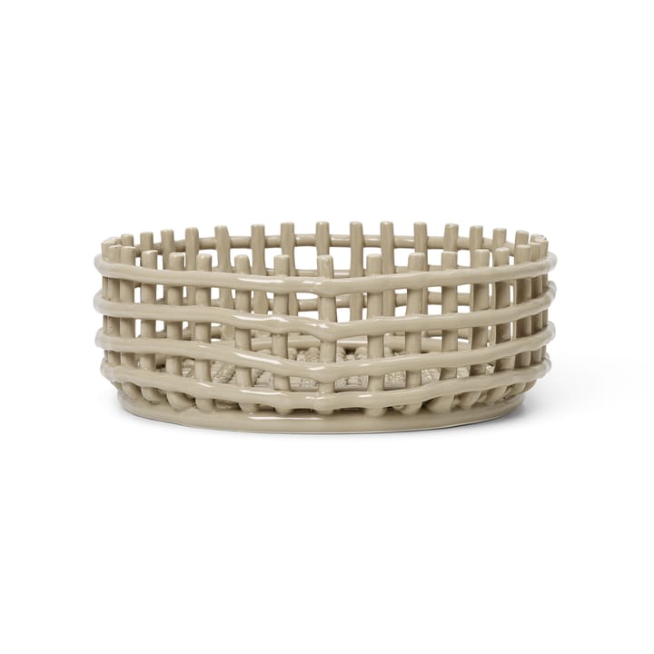 Ceramic gevlochten schaal  - Cashmere - Ferm Living