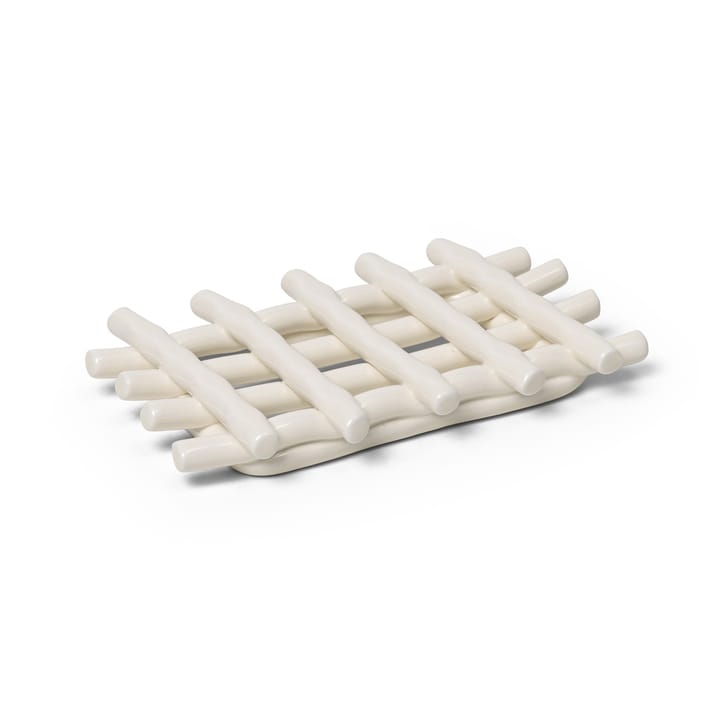 Ceramic zeepbakje 10x14,5 cm - Off-white - Ferm LIVING