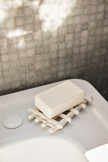 Ceramic zeepbakje 10x14,5 cm - Off-white - ferm LIVING