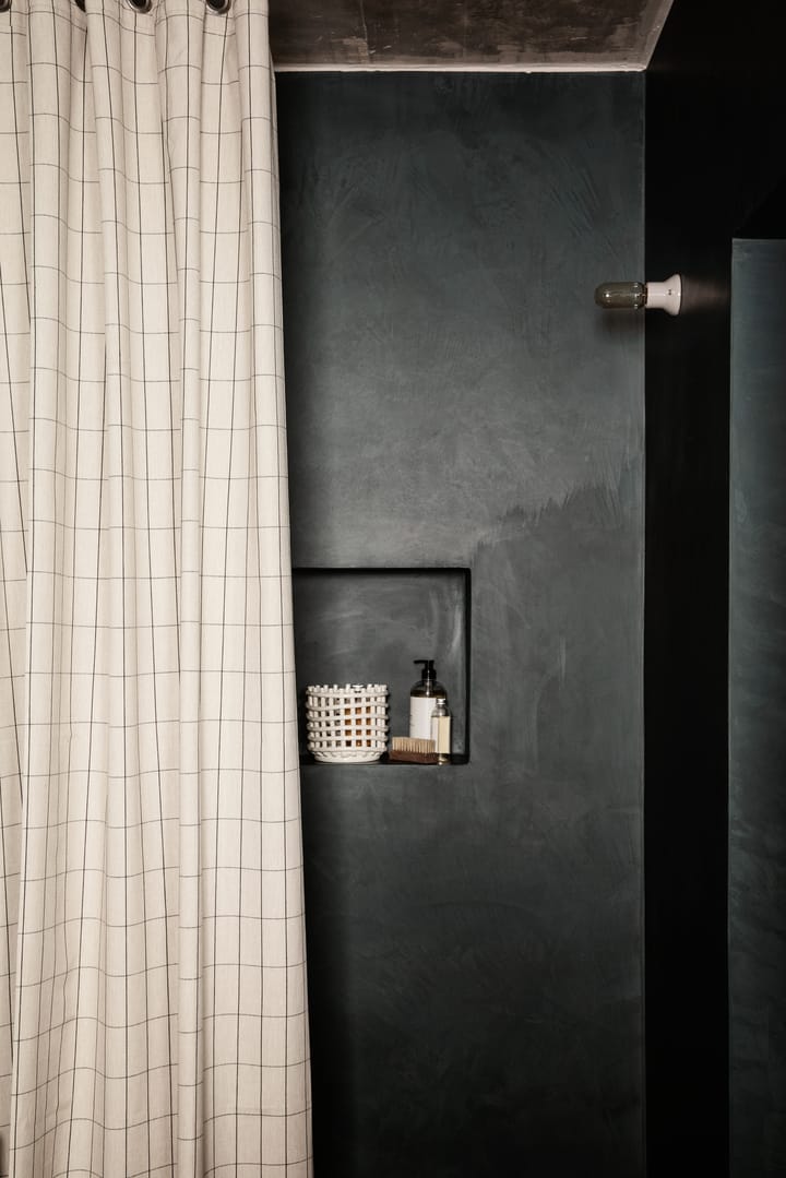 Chambray douchegordijn, Geruit Ferm Living