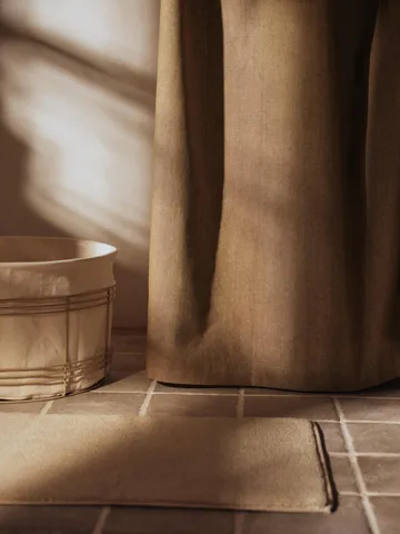 Chambray douchegordijn - Olijf - Ferm Living