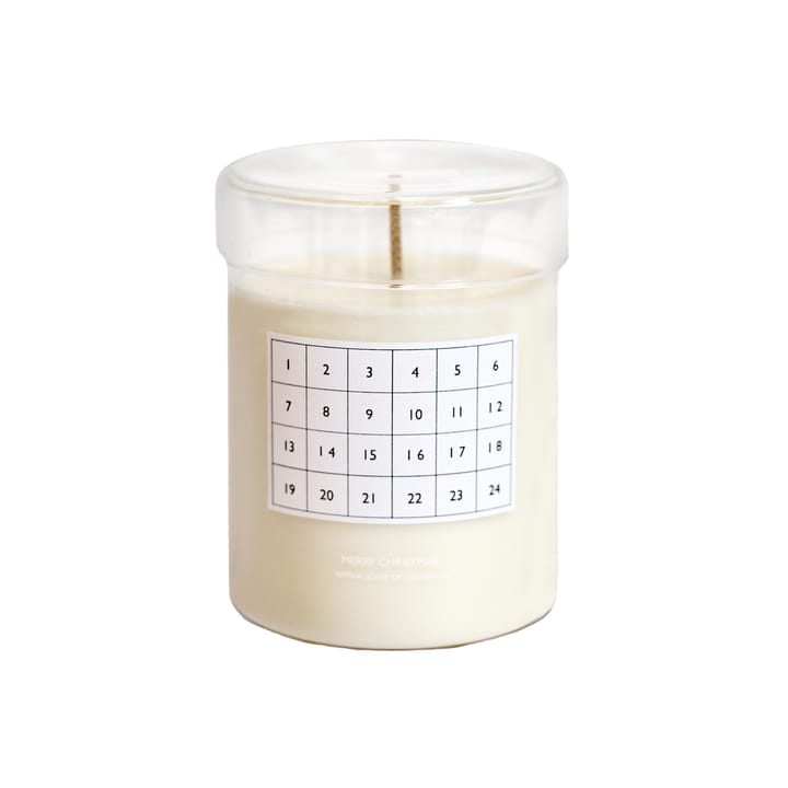 Christmas Calendar geurkaars, Wit Ferm Living
