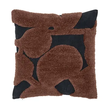 Cilla tufted kussen - Black-dark chocolate 50x50 cm - Ferm Living