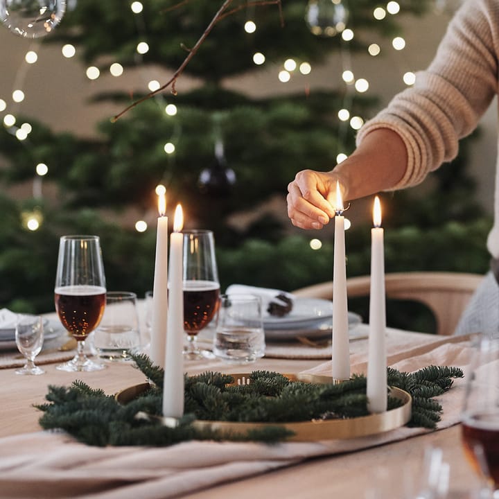 Circle kaarsenhouder messing, groot Ferm Living