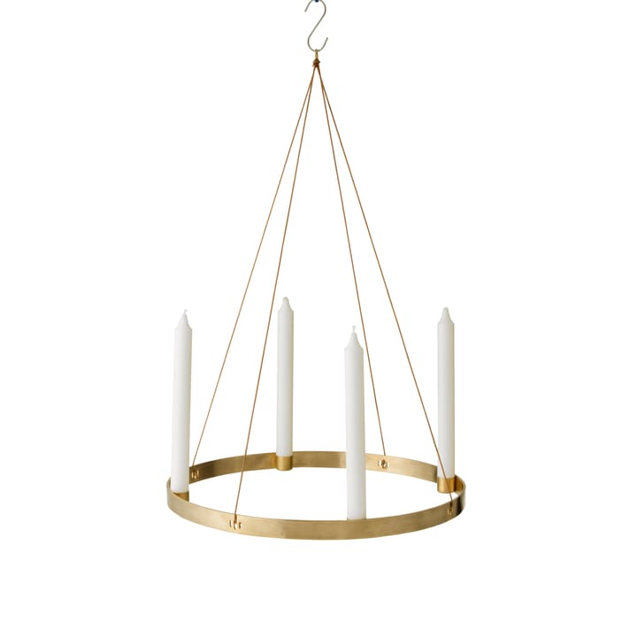Circle kaarsenhouder messing, groot Ferm Living
