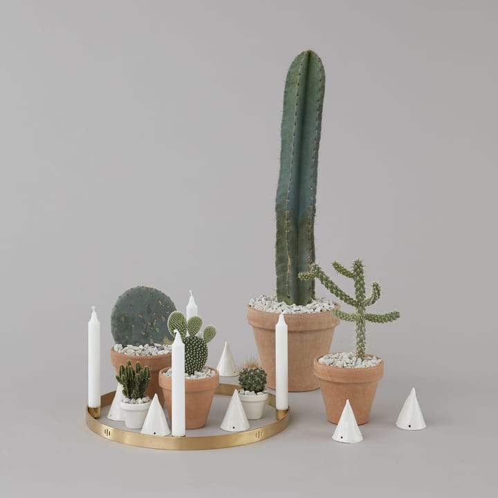 Circle kaarsenhouder messing, groot Ferm Living