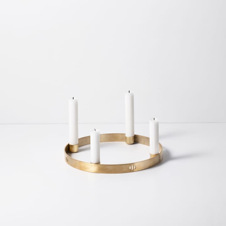 Circle kaarsenhouder messing, klein Ferm Living