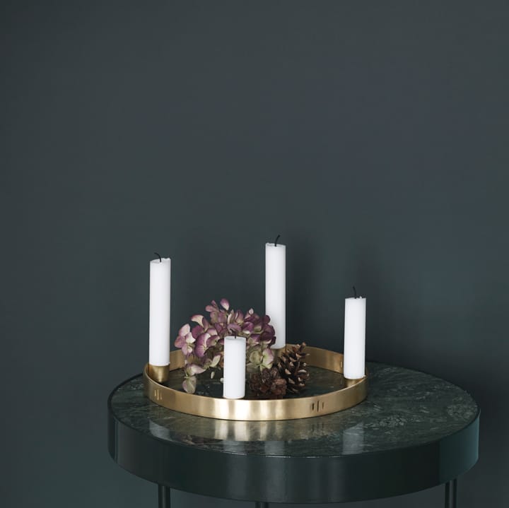 Circle kaarsenhouder messing, klein Ferm Living