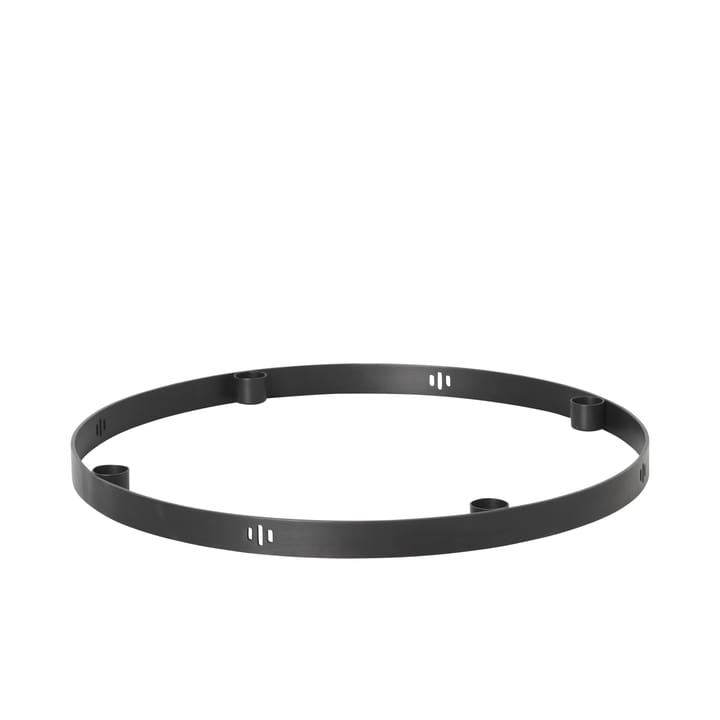 Circle kandelaar zwart messing, groot Ferm Living