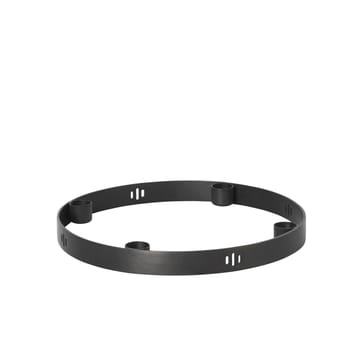 Circle kandelaar zwart messing - klein - Ferm Living