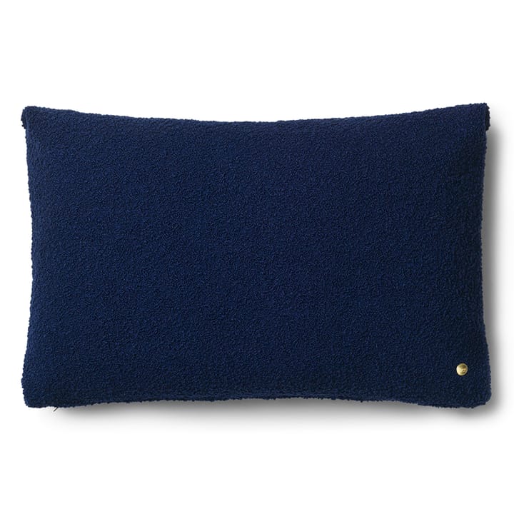 Clean kussen bouclé 40x60 cm - Deep Blue - Ferm LIVING