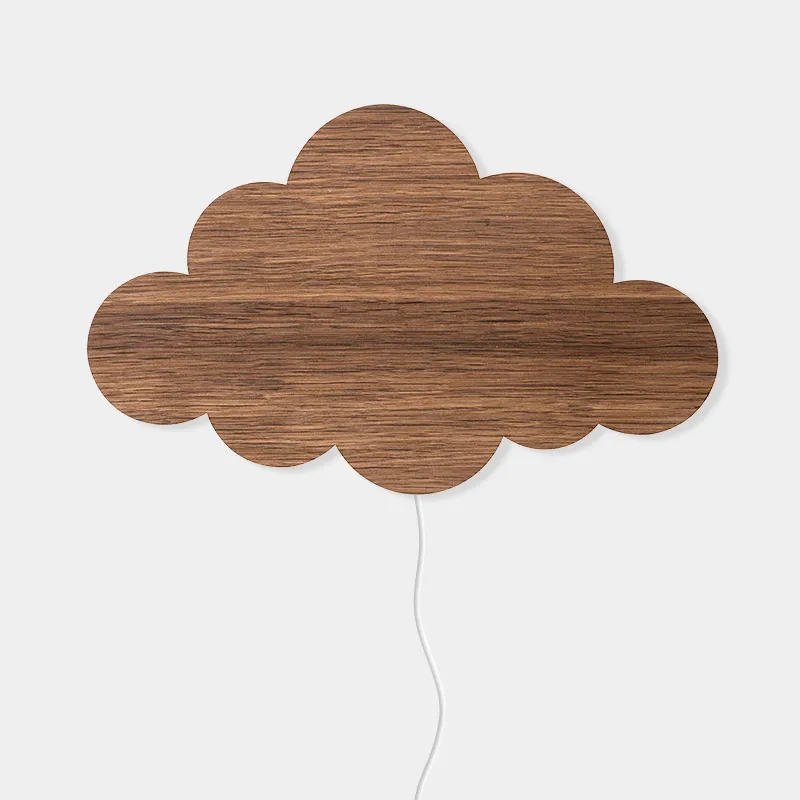 Cloud lamp, Gerookt eikenhout Ferm Living