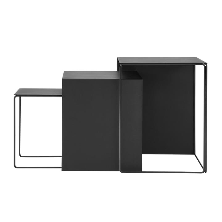 Cluster tafel 3-pack - zwart - Ferm Living