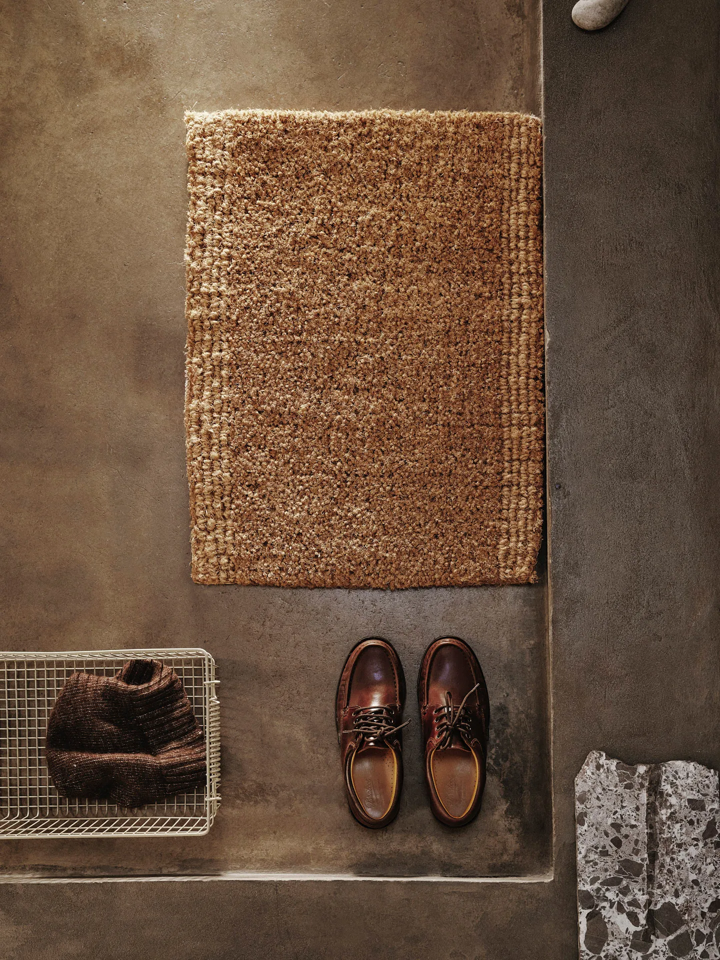 Coir deurmat 50x70 cm, Natural Ferm Living