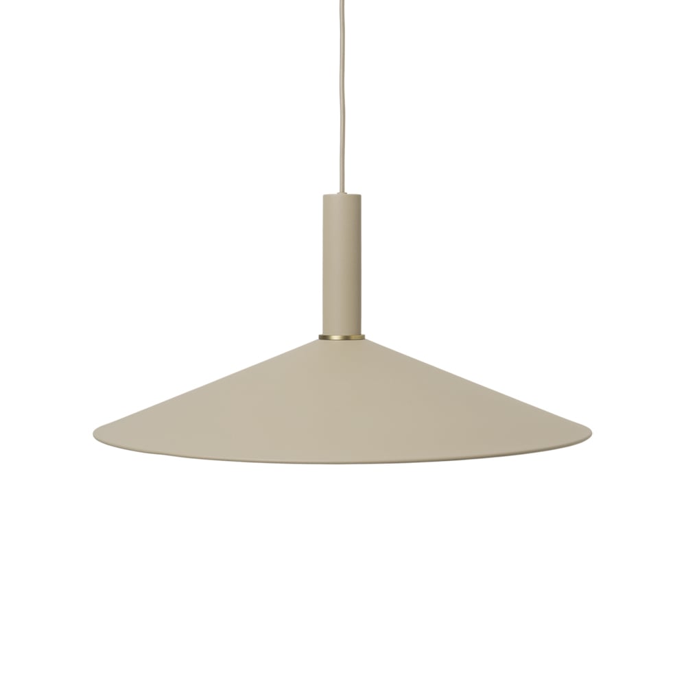 ferm LIVING Collect hanglamp cashmere, high, angle shade