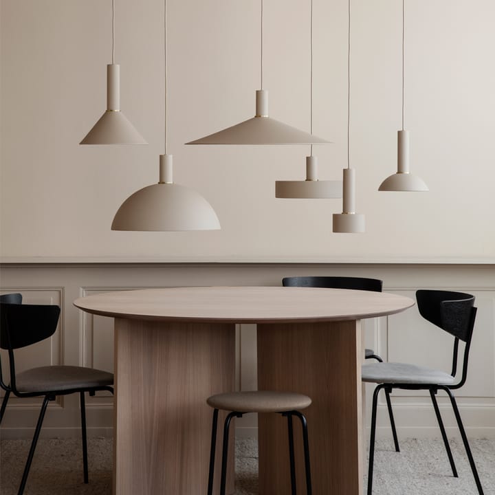 Collect hanglamp - cashmere, high, dome shade - ferm LIVING