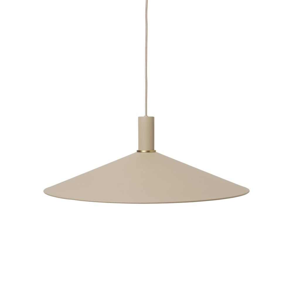 ferm LIVING Collect hanglamp cashmere, low, angle shade