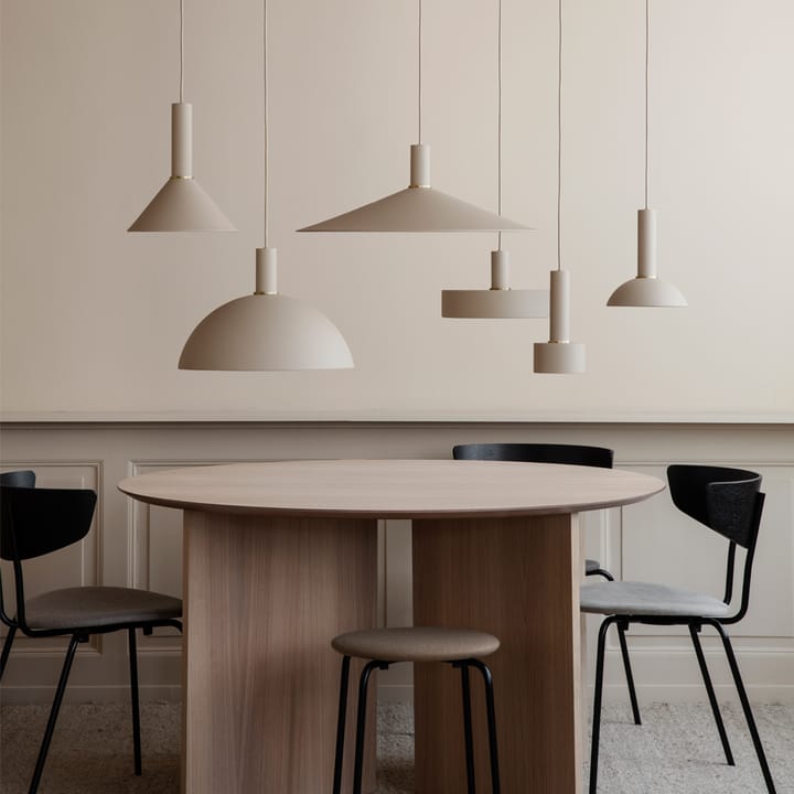 Collect hanglamp, cashmere, low, angle shade Ferm Living
